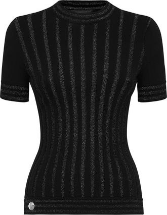 Philipp Plein Knit T-shirt round Neck SS New Baroque