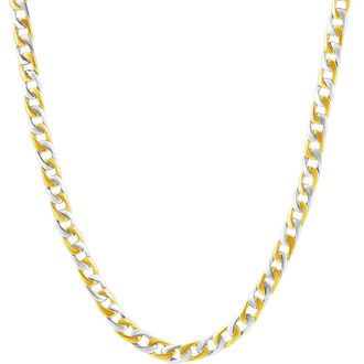 Pompeii3 Mens Curb 14k Gold (30gram) or Platinum (56gram) 5mm Link Chain Necklace 20