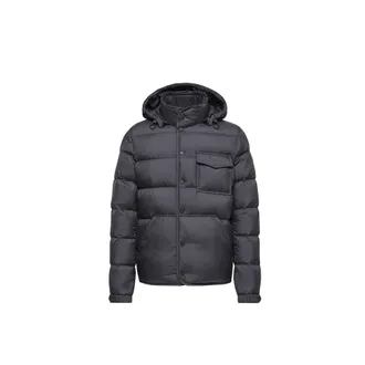 Moncler Moncler Tygid Hooded Short Down Jacket, Men, Blue, Size: 2
