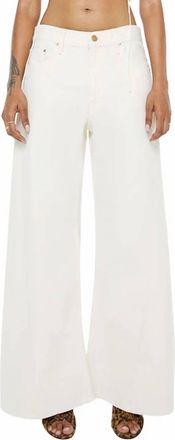 Mother Lil Lemon Twist Sneak Jean In Natural