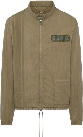 Maison Margiela Vintage Sportswear Jas - Heren - Zomerjassen - Groen - L - Katoen - Jassen
