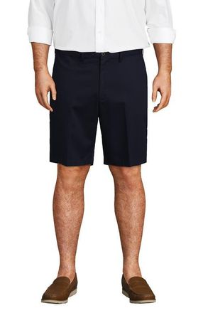Lands End Comfort Waist 9 No Iron Chino Shorts in Radiant Navy at Nordstrom, Size 44 X 9