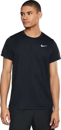 Nike Court Victory Dri-FIT Tennis Top Mens Workout Black/White : 2XL
