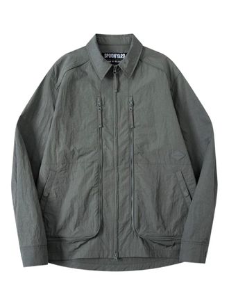 SPOONYARD zipper pockets shirt jacket - unisex - Nylon - S - Green