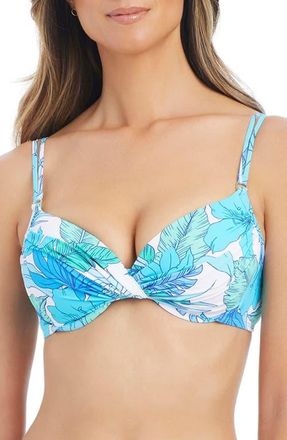 Bleu Rod Beattie Underwire Bikini Top in Cool at Nordstrom, Size 12