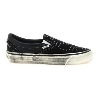 Vans Premium Classic Slip-On - male - Vans - Sneakers - Black - 5 1/2 UK - Shoes