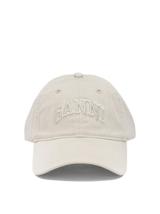 Ganni Baseballkappe mit Logo