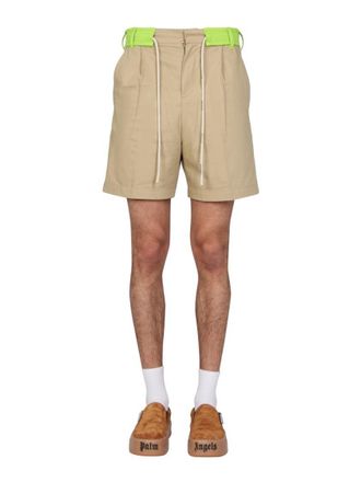 Palm Angels Side Band Bermuda Shorts