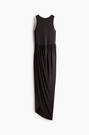 H&M Tulip-skirt Maxi Dress in Dark Brown at Nordstrom, Size Xx-Large