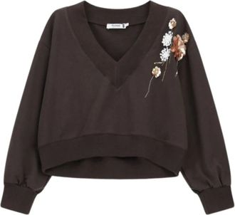 Please Sweatshirts, female, Black, Size: M Felpa