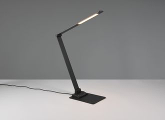 Trio Leuchten Tr&iacute;o Modelo De L&aacute;mpara Moderna Negra 45 Cm