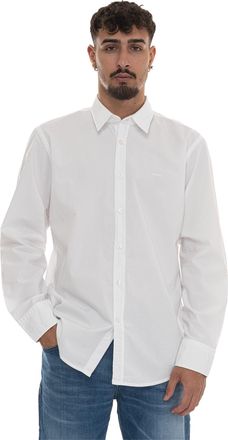 BOSS Camicia cotone manica lunga RELEGANT-6-M Bianco BOSS Uomo