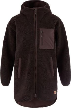 Fj&auml;llr&auml;ven Vardag Pile Fleece Long Fleecejacke f&uuml;r Damen | schwarz