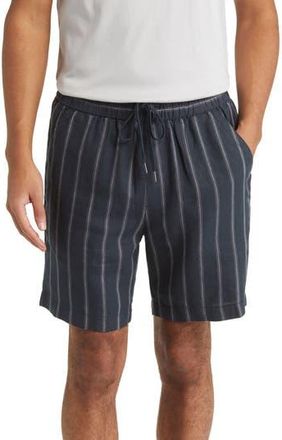 Vince Windsor Stripe Drawstring Shorts in Coastal Blue at Nordstrom Rack, Size Xx-Large