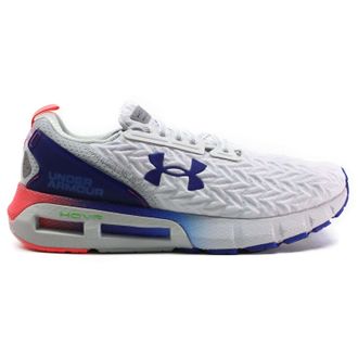 Under Armour HOVR Mega 2 Clone Synthetic Textile Mens Low Top Trainers - White Blue - Size:UK 10.5