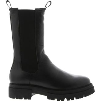 Blackstone Schoenen, Dames, Zwart, 40 EU, Wol, Hoge Chelsea Boots