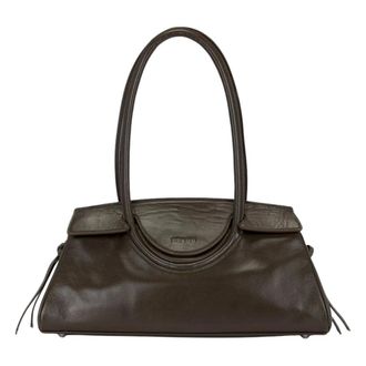 Staud Staud, Tassen, Dames, Bruin, ONE Size, Leer, Maude Schoudertas