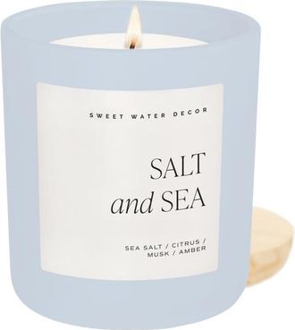 Sweet Water Decor Spring and Summer 15 oz Candles in Salt And Sea at Nordstrom