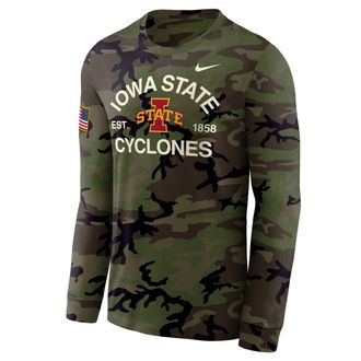 Nike Iowa State Cyclones Legend Nike Mens Dri-FIT Long-Sleeve T-Shirt in Green | IH2743-222