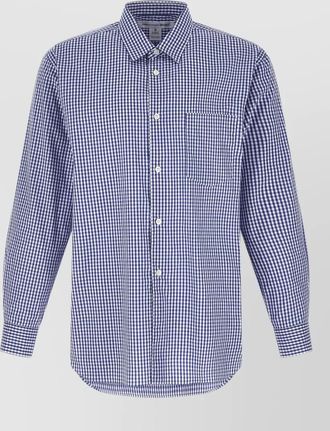 Comme Des Gar&ccedil;ons check shirt long sleeves button collar pocket