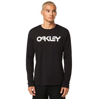Oakley Mens Mark Ii L/S Tee 2.0, Black/White, S