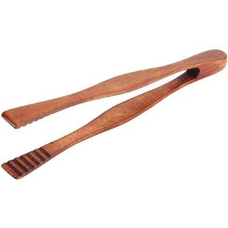 OEM Pinze Da Cucina In Legno Per Barbecue, Buffet, Pane, Bistecca, Servizio - Crezuo