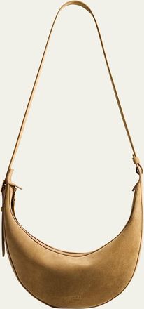 Khaite Augustina Small Suede Crossbody Bag