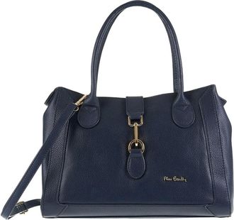 Pierre Cardin Schoudertas - Dames - Tassen - Blauw - Maat: ONE Size Katoen