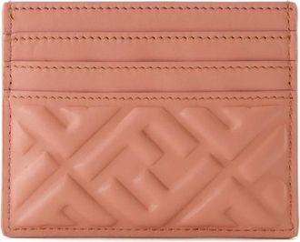 Fendi monogrammed cardholder - Pink