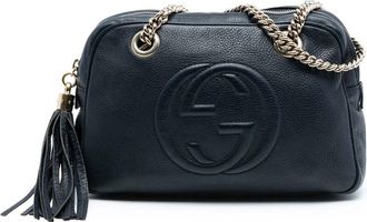 Gucci Pre-owned Gucci Leather Soho Chain Zip Shoulder Bag 308983 520981