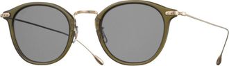 Eyevan 7285 Beret OD Mens Sunglasses Green Size 49