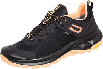 Grisport Wanderschuh GRISPORT Grisport Halbschuh Speed/Bumper schwarz/orange, Gr. 37, Normalschaft, schwarz, Microfaser, Textil, unifarben, Basic, Schuhe Wande