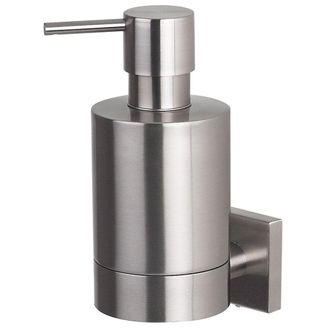 Spirella Spirella - Dispensador De Jab&oacute;n Para Fijar Acero Inoxidable Cromado Nyo Gris