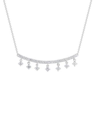 Nephora 14K 0.54 Ct. Tw. Diamond Bar Necklace
