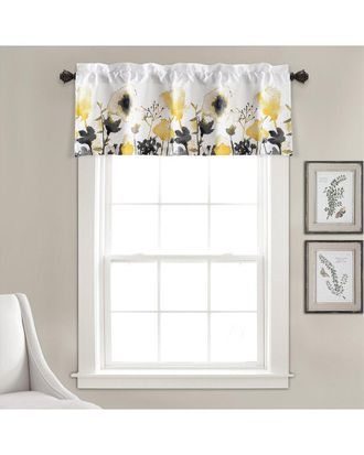 Lush Décor Lush Decor Zuri Flora Light Filtering Single Valance