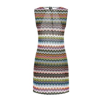 Missoni Short Dresses, female, Multicolor, Size: M Cover Up Dress
