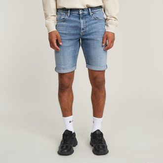 G-Star Jeansshorts G-STAR Mosa, Herren, Gr. 28, N-Gr, blau (faded sea point blau), Denim/Jeans, Obermaterial: 94% Baumwolle, 5% Elastomultiester, 1% Elasthan