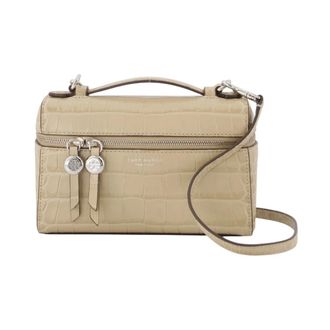 Tory Burch Slim Romy Croc-Embossed Top Handle Bag - female - Tory Burch - Handbags - Beige - ONE SIZE - Bags