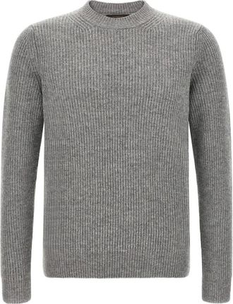 Zanone Truien & Vesten, Heren, Grijs, 4Xl, Truien