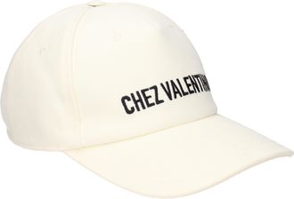 Valentino Garavani Herrens Hut Baumwolle Beige/Elfenbein