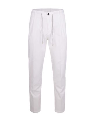 Eleventy Cotton Elasticized Front-Pleated Drawstring Casual Pants