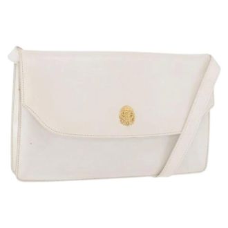 Celine Pre-owned Cross Body Bags, female, White, Size: ONE SIZE Pre-owned Vintage Shoulder Bag