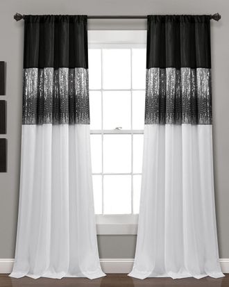 Triangle Home Fashions Night Sky Window Curtain Panel