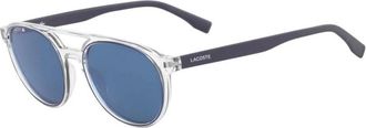 Lacoste Ronde zonnebril - unisex - Zonnebrillen - Blauw - 52 MM - Accessoires