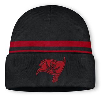 Nike Tampa Bay Buccaneers Primetime Utility Nike Mens NFL Cuffed Beanie in Black | NF40048Y8B-10L