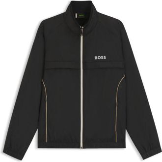 BOSS Contrast-piping jacket with water-repellent finish