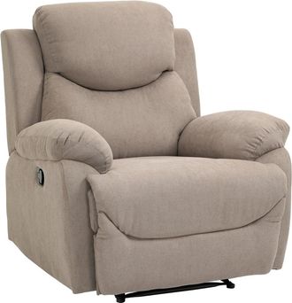 HOMCOM Sof&aacute; reclinable 93x88x102 cm beige