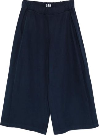 Labo Art Pantaloni con vita elasticizzata - Blu