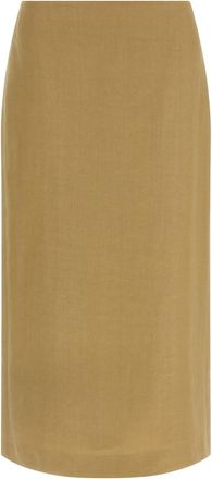 Max Mara Beige MxsVeranda Skirt