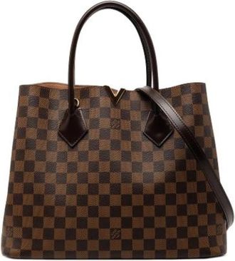 Louis Vuitton Pre-owned Kensington Tote Bag - Dames - Vintage Shopper - Bruin - ONE Size - Leer - Vintage